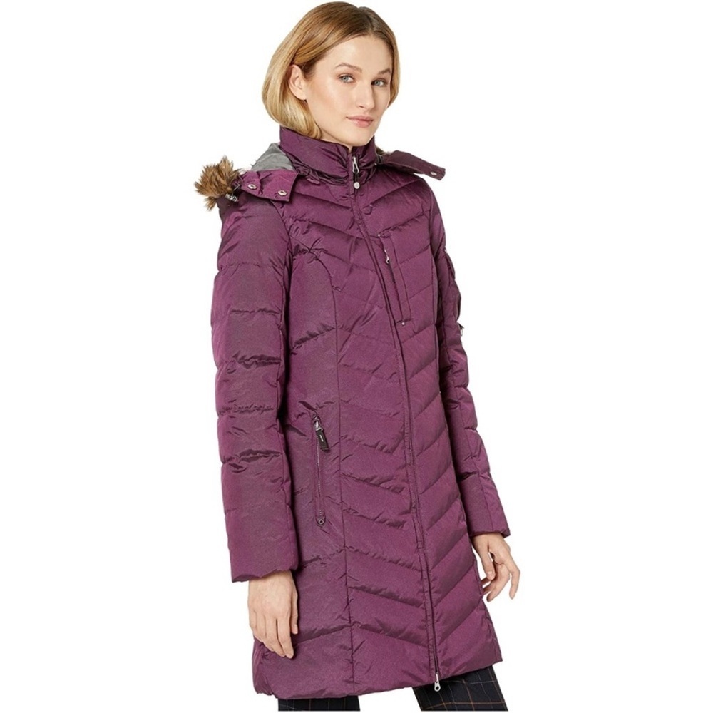 Eddie Bauer Women's Sun Valley Down Parka in Dark Plum